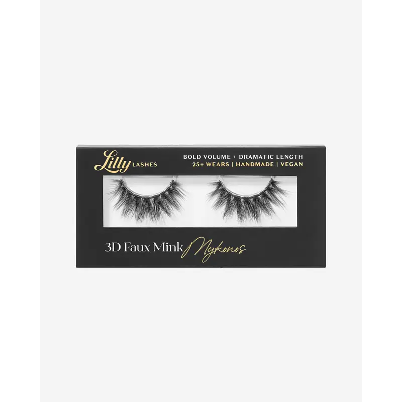 Mykonos in 3D Faux Mink Bold Volume + Dramatic Length Eyelashes Luxury