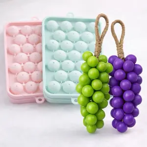 2 PCS Grape Soap Silicone Mold Set Grape on a Rope Soap Making Molds Melt and Pour Soap Supplies DIY