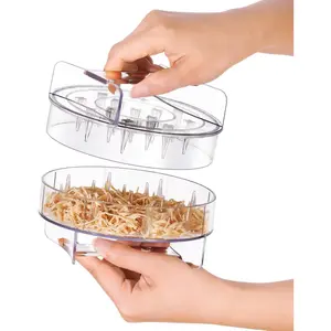 Chicken Shredder - Clear Twist Shredder Tool, Meat Shredding Machine for Chicken Breast, Dog and Cat Food Meal Prep
