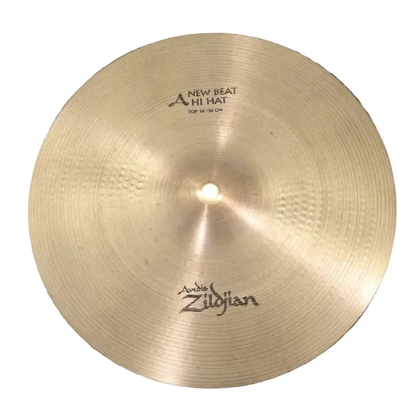 Used Zildjian New Beat Hi Hat Top Cymbal 14" - Good