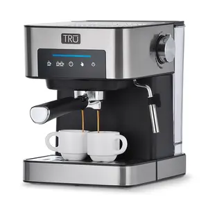TRU 15-Bar Touch Screen Stainless Steel Espresso Maker