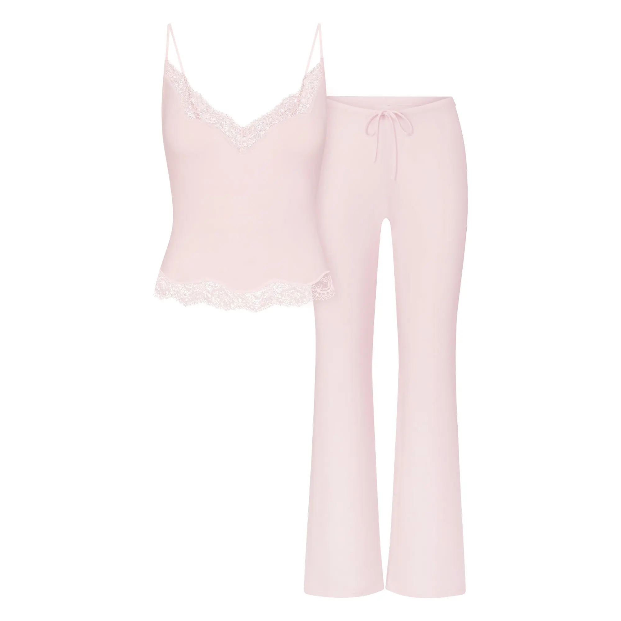 SKIMS SLEEP LACE CAMI AND PANT SET SKIMS SLEEP LACE CAMI AND PANT SET