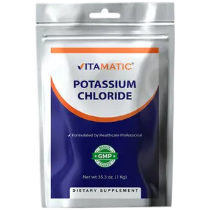 Vitamatic Potassium Chloride Powder – 1 Kg (2.2 lb) – Pure, No Fillers, Non-GMO, Gluten Free Vitamatic Potassium Chloride Powder – 1 Kg (2.2 lb) – Pure, No Fillers, Non-GMO, Gluten Free