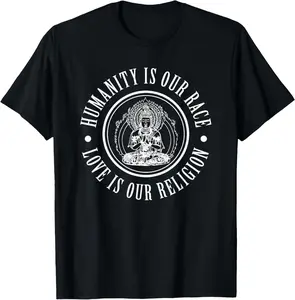 Men's Soft Short-Sleeve Cotton Fabric T-Shirt - Round Neck, Natural Buddha Graphic, Buddhism Zen Themed Casual Streetwear Top for Sports & Gifting