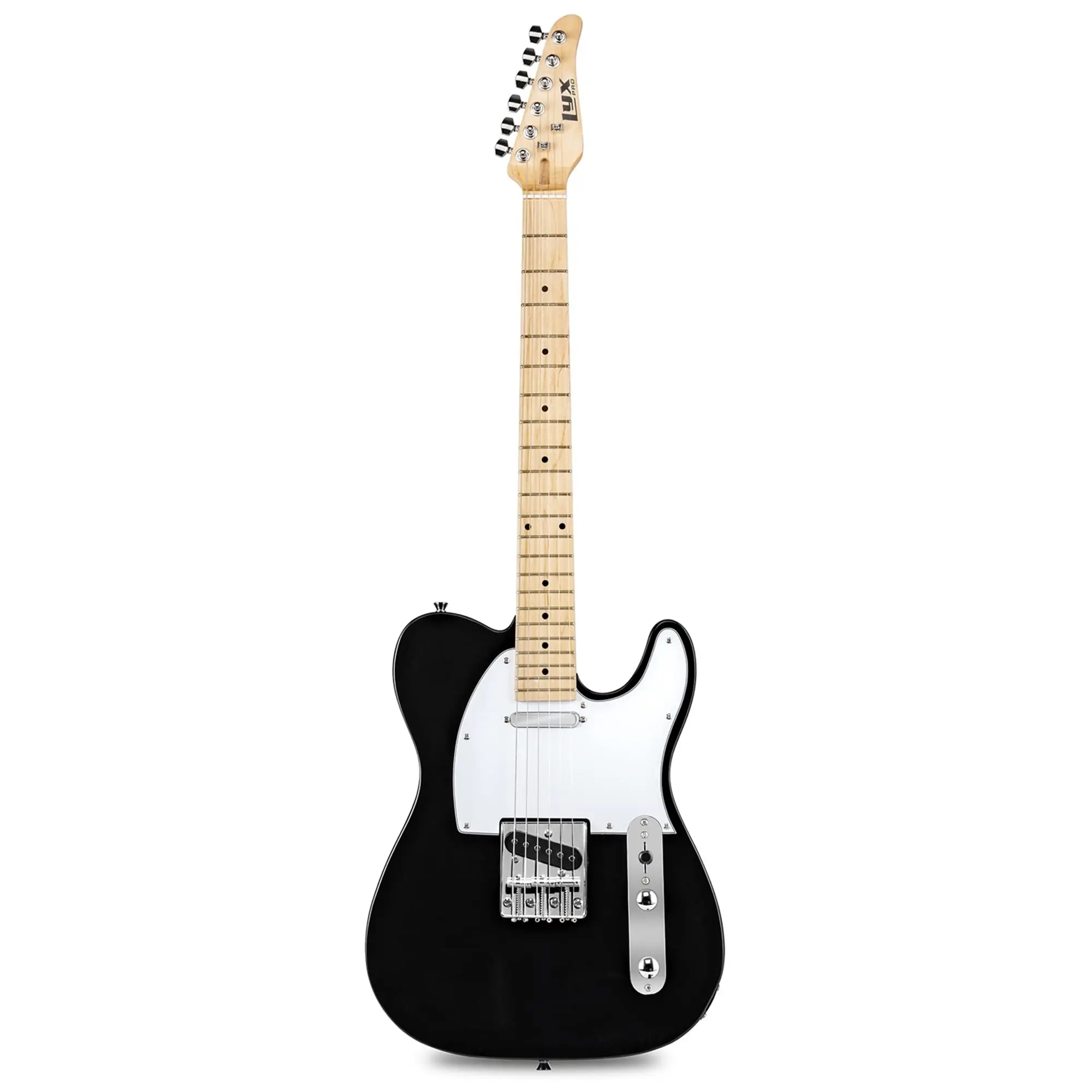 LYXPRO 39” TL Series Solid Body Electric Guitar with 3-Way Switch, Tone Controls, Wooden C-Shape Neck & Guitar Pick for Beginners & Intermediate Players