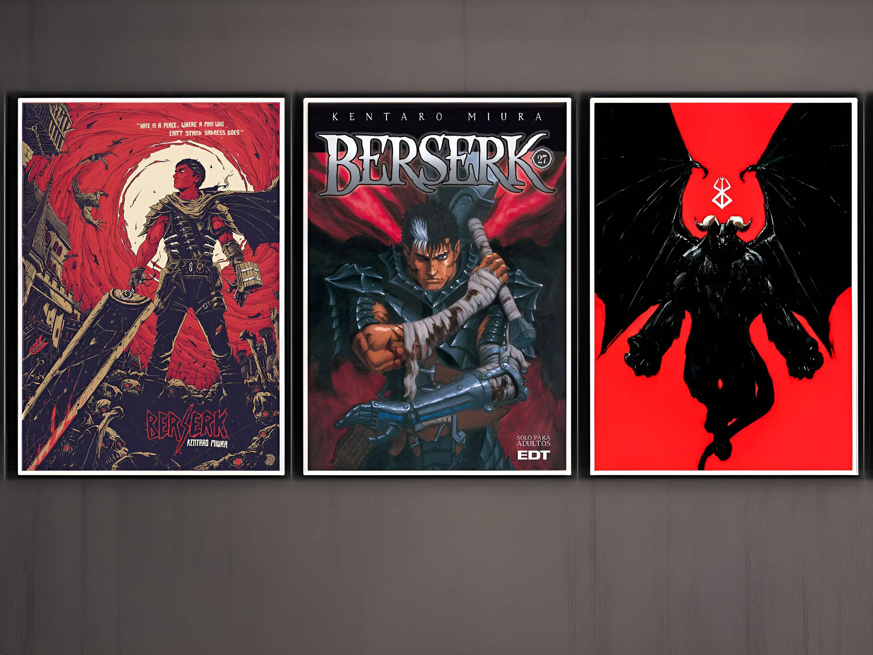 Berserk-Inspired Posters Eye-Catching Guts Anime Inspired Poster, Ideal for Transforming Home Decor, Ideal Gift for Manga Fans, Wall Art