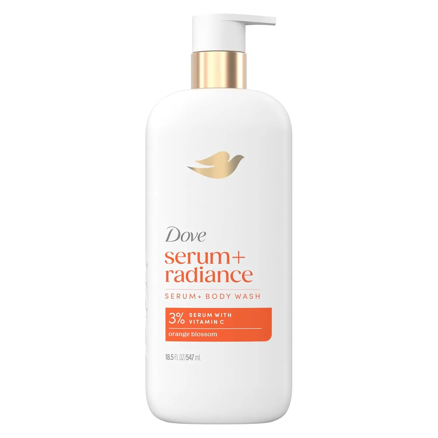 Dove Glow Recharge Hydrating Exfoliating Body Wash - Gentle 3% Vitamin C Serum, Hyaluronic Acid, Vegan, Berry-Sweet Scent Brightening Cleanser for Adults' Dull, Acne-Prone Skin, Cruelty-Free, 18.5 oz Single Item