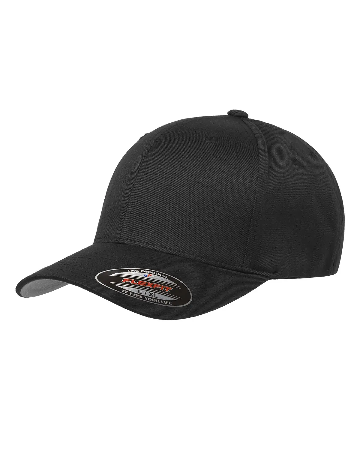 Flexfit 6-Panel Cap – Mid Profile Streetwear Hat, Curved Visor, Unisex Adjustable Baseball Cap, Breathable Ventilation, S/M-L/XL