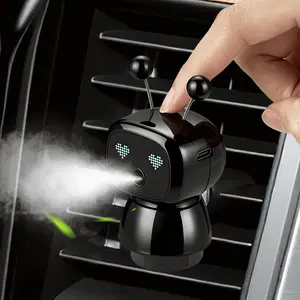 DealsforYouDays【3-Day Delivery】Joytutus AutoFan 2026 V3 Upgrade Robot Intelligent Aromatherapy Machine, Smart Cute Car Air Freshener, Fine Spray/Fillable/Four-Gear Adjustment/Vibration Sensing/On-Off Large Capacity Long-Lasting Fragrance Cologne Scent