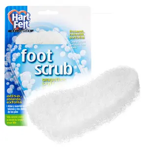 HartFelt Foot Scrub Exfoliating Skin Care Sponge Pad, Made in USA, Smooth Heals and Toes for Pedicure Feel
