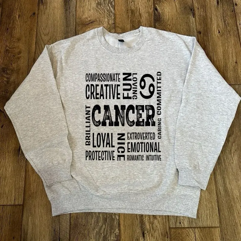 Zodiac sign vintage crewneck sweater