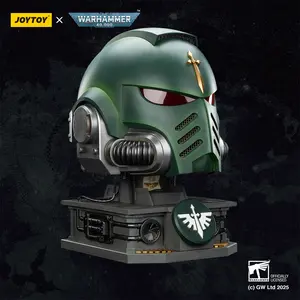 JOYTOY  Warhammer 40,000 1/18 Action Figures  Dark Angels MkX Helmet & Display Stand outdoorfun