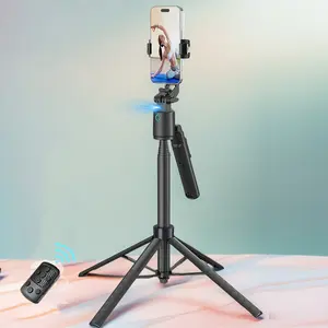 Smart Face AI Tracking Selfie Stick, Selfie Stand, 360° Rotatable Auto Tracking Phone Holder with Remote Control, Tripod Stabilizer, Selfie Accessories for Video Vlog Live Streaming