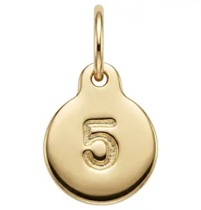 "5" Number Charm