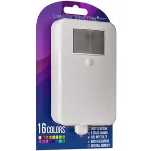 Toilet Light with Infrared-Sensor, Motion Detection, and 16 LED Colors Lumilux Toilet Light with Infrared-Sensor, Motion Detection, and 16 LED Colors Lumilux