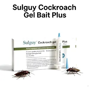 Stop Roach Infestation | Sulguy Cockroach Gel Bait for indoor & outdoor use. Kills German, American and common cockroach species. This practical 4×30g kit comes with plungers and tips for simple, targeted home application.