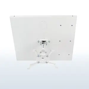 White Universal Drop Ceiling Projector Mount