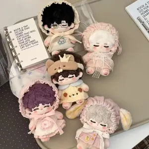 Plushie Love and Deepspace Xavier Zayne Rafayel Sylus Caleb Sleep 10cm Doll Toy Plush Skeleton Body Stuffed Detachable Eye Mask