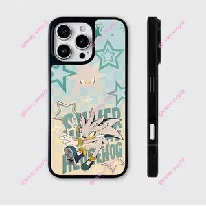 Silver the Hedgehog Phone Case: Retro - Cool for Sonic Fans!iPhone17 17promax 16 15 14 13 12 11