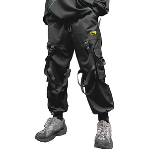 Men's Cyberpunk Techwear Cargo Pants Baggy Streetwear Japanese Pants Men Outdoor Cool Trendy Casual Trousers Mens