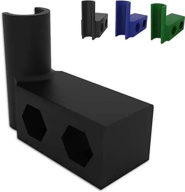 Grow Tent Fan Mount | Pole Mount for Clip-On Fans | 3D Printed Clamp | Pack of 1 | Black, Blue, Green, White