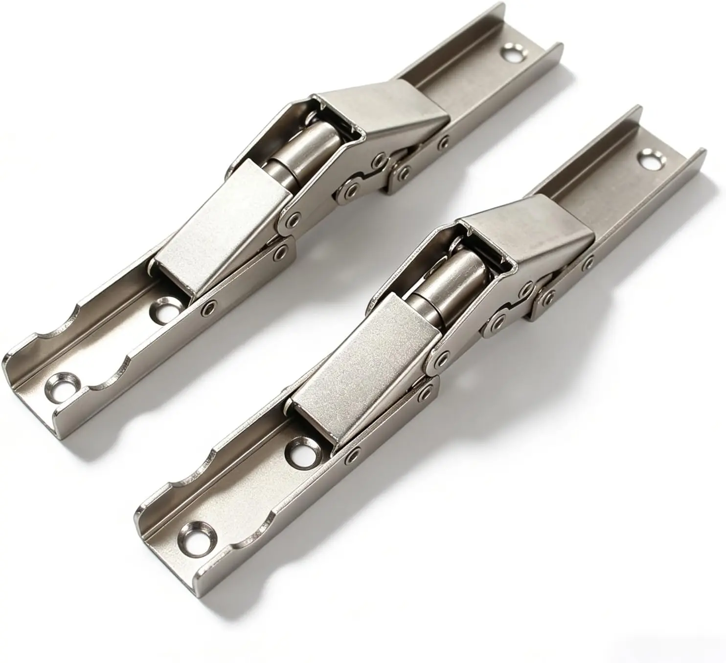 90 Degree Folding Hinges Hard Closing Concealed Cabinet Hinges for Upgrades, Easy to Install (2pc)