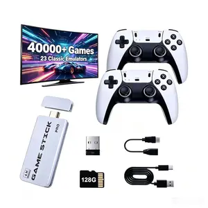 2026 New Upgraded Ultras Retro Game Console with Classic Games , Dual Wireless Controller for Portable Emulator ,  Childhood Classic Game Stick