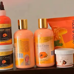 Byenblan papaya 6 pieces set 2x 8oz papaya body lotion 1. 4oz face cream 1 2oz turmeric knuckles 1. 4oz papaya body juice 1. 7oz papaya soap glowing skin