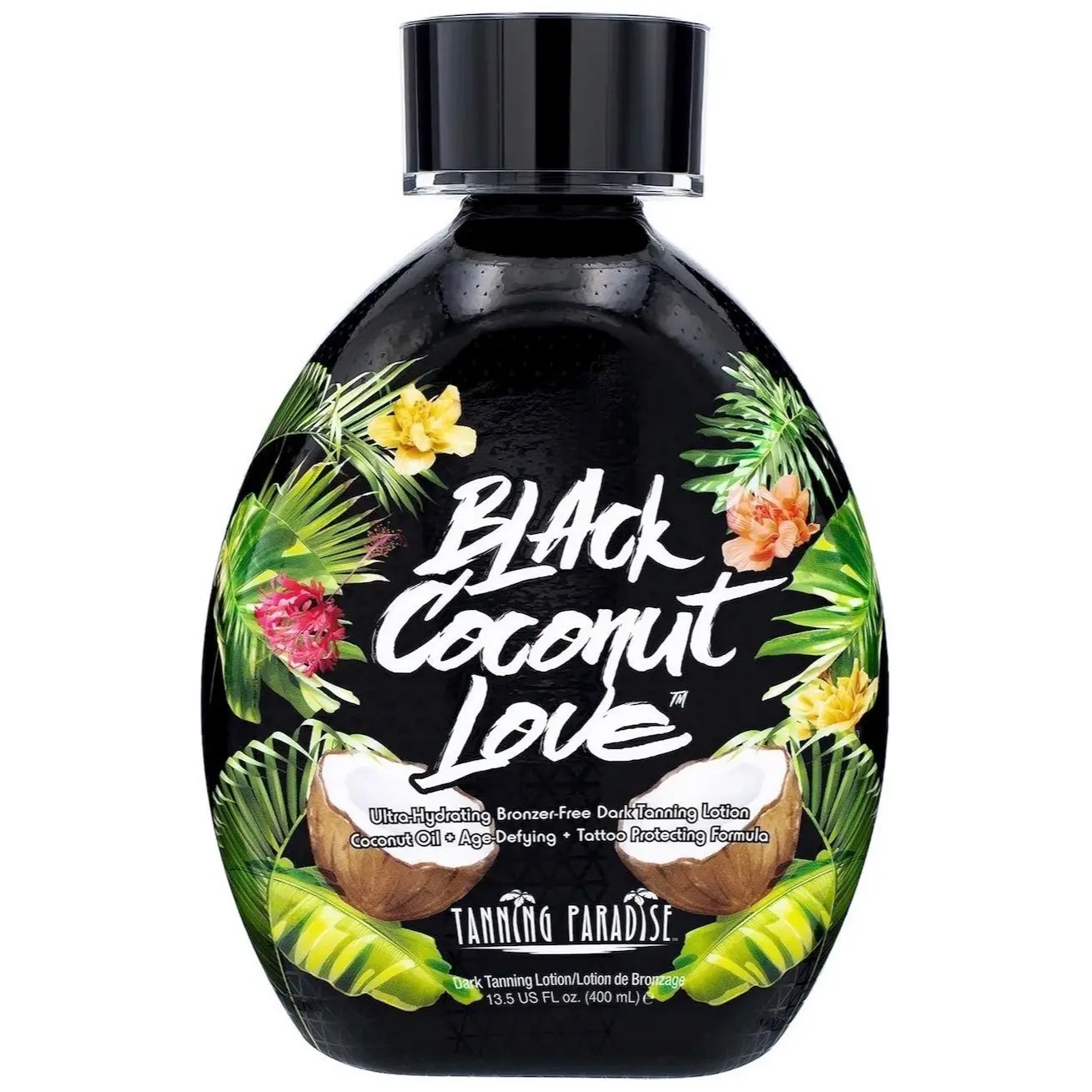 Tanning Paradise Age-Defying Hydrating Bronzing Lotion 13.5 oz | Dark Tan Accelerator + Skin-Firming Formula