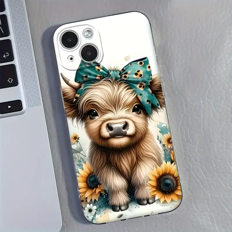 Fashion cute cow phone case for iPhone 16PROMAX/16PLUS/16PRO/16/15PROMAX/15PLUS/15PRO/15/14PROMAX/14PLUS/14PRO/14/13PROMAX/13PRO/13/12PROMAX/12PRO/12/11Promax/11Pro/11 gift iPhone cases screen protector Cover Protection Protective Casing, Smartphone, Hand