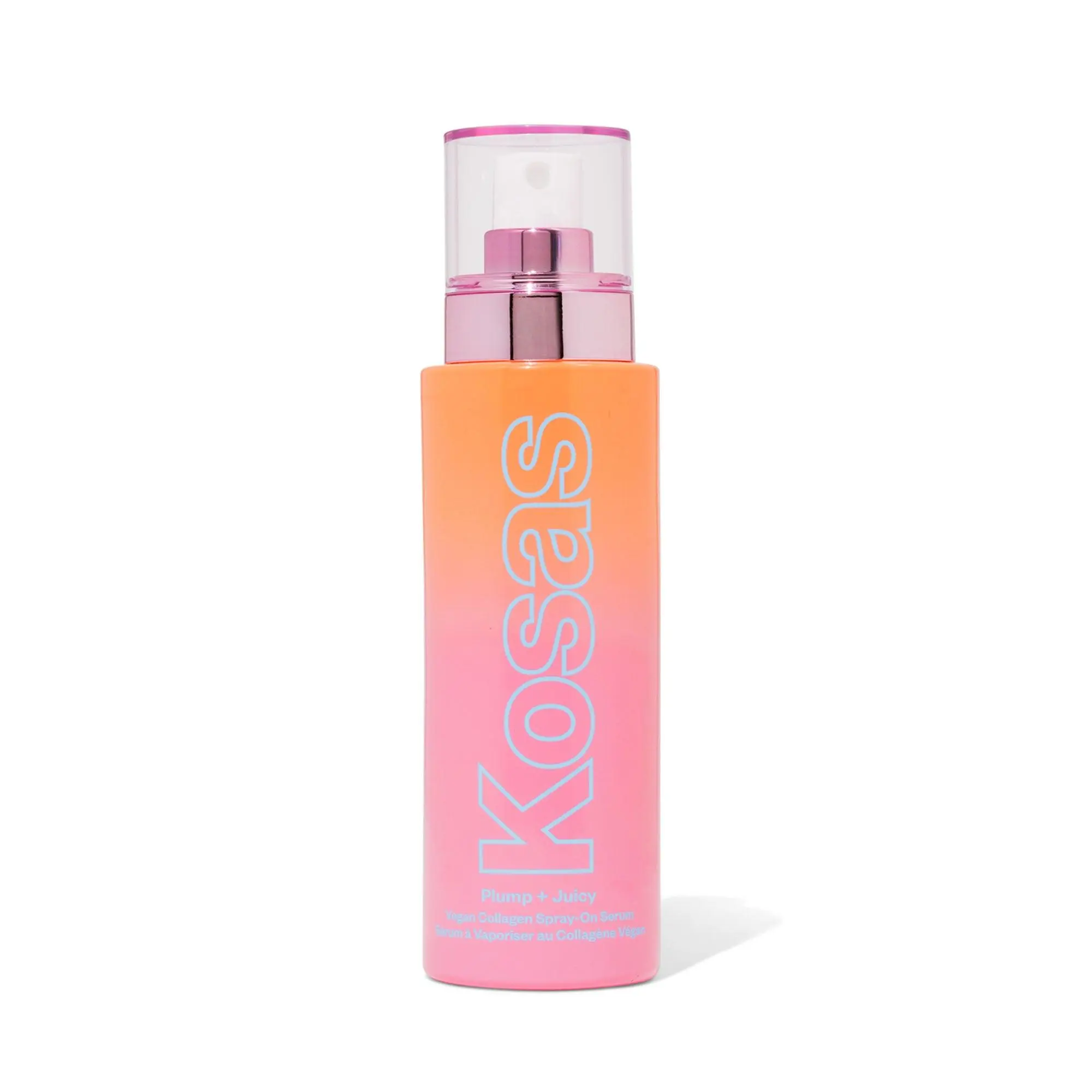 Kosas Plump + Juicy Vegan Collagen Spray-On Serum — Vegan Collagen and Probiotics Serum Collagen Peptide Serum Firming Deep Hydration