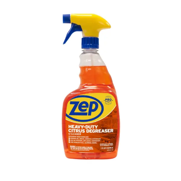 Zep Heavy Duty Citrus Degreaser Cleaner 24oz Kitchen Grease Remover Spray for Stove Oven Appliance