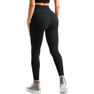 High Waisted Soft Leggings for Women - Workout Yoga Gym Fitness Training Pant Tight Sports