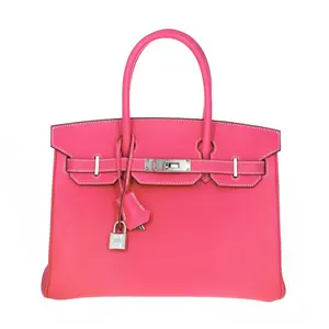 Pre-owned HERMÈS Epsom Tote Bags Birkin 30 Rose Tyrien