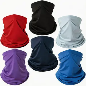 6 Pack Neck Gaiter Bandana Face Mask