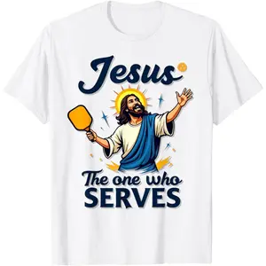 PIckleball Jesus - The Ultimate Serve T-Shirt