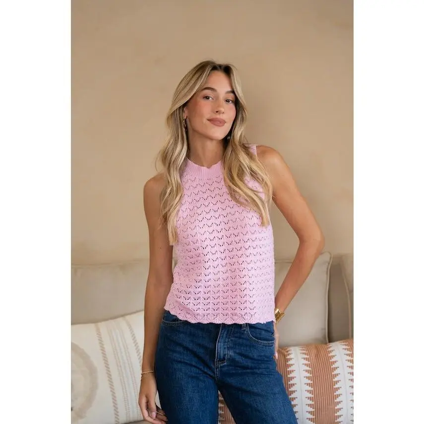basic tank top pink - TikTok Shop