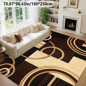 Abstract Geometry Modern Wind Area Carpet Geometric Pattern Rug Machine Washable Home Decoration Abstract Rugs Sofa Tea Table Cushion Bedside Cushion Dining Table Cushion Kitchen Study Home Carpet Floor Cushion