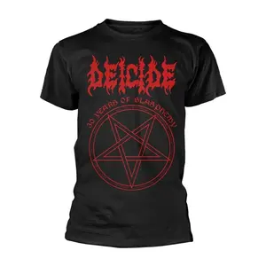 Deicide Band 30 Years Of Blasphemy T-Shirt Cotton Fabric