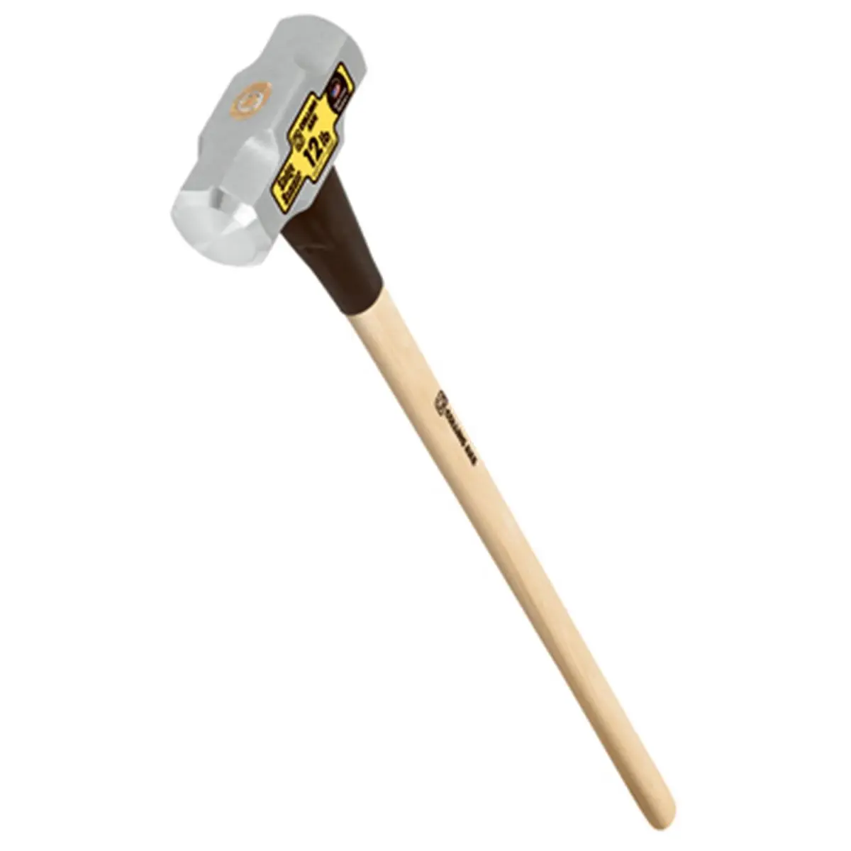 212 MAIN MD12HC 12 lbs Double-Face Steel Head Sledge Hammer, Portable Hand Tool Hardware, Compatible with Replacement Handles, Steel Head Hammer