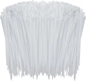 1000 Pcs White Zip Ties, 6 Inch