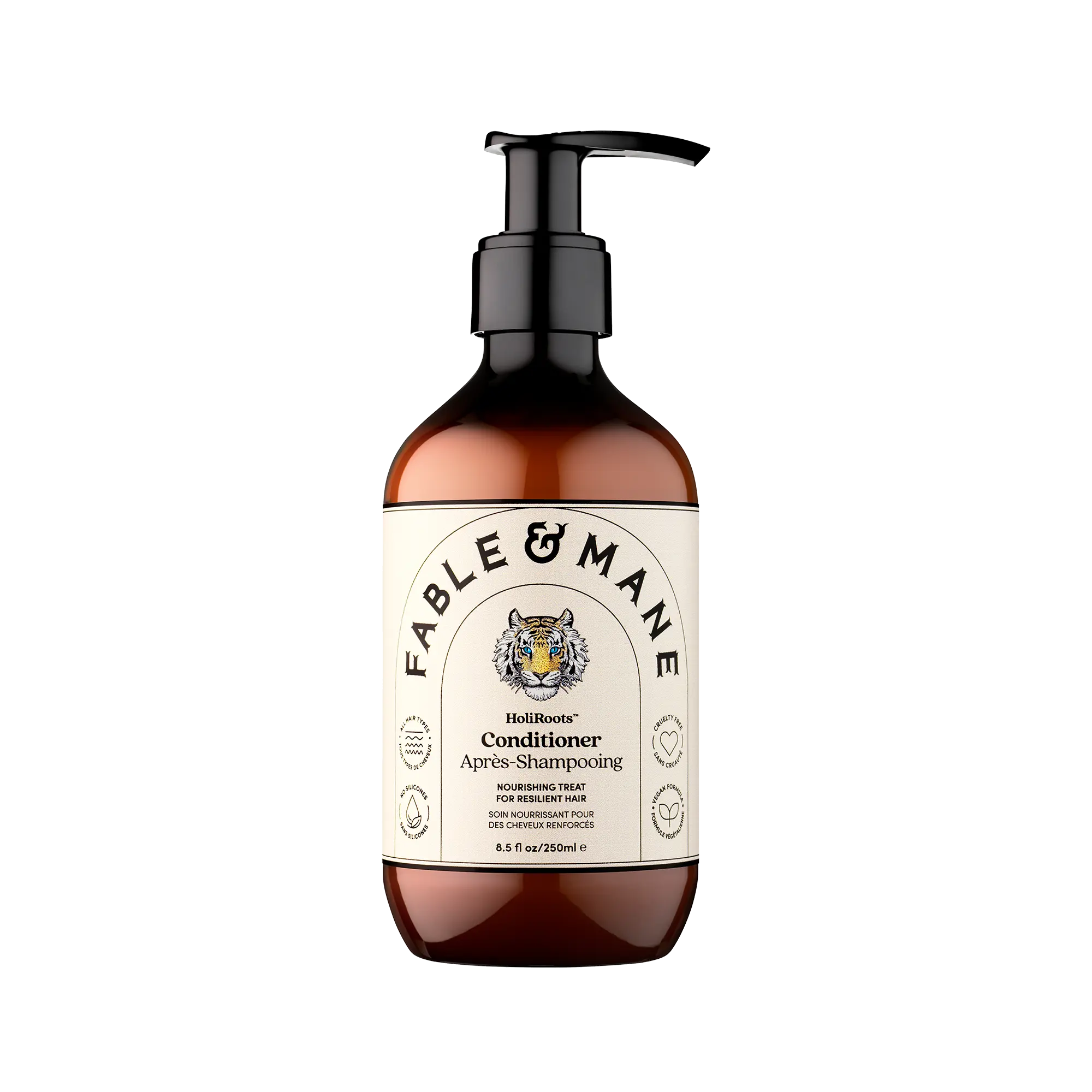 Fable & Mane Hydrating Conditioner, Nourishes Dry, Damaged Hair and Reduces Frizz with Coconut Oil. For Medium to Thick Hair Types