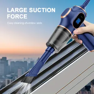 12000Pa Mini Car Vacuum Cleaner Portable Cordless Handheld Vacuum Cleaner, Vacuum Cleaner & Air Purifier, Sofa, Office, Pet, Home,Smart Power Display steam cleaner handheld cleaner fantik  car air duster wireless handheld
