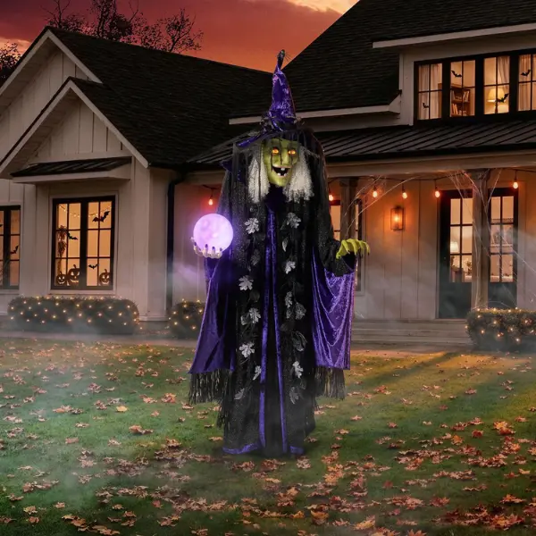 Member's Mark 8.5' Pre-Lit Animated Witch Halloween Decoration