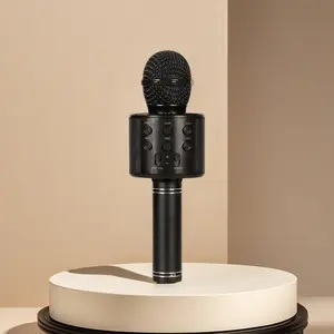 Portable Bluetooth Karaoke Microphone Echo Effect Wireless Singing Mic with Speaker for Kids Adults Party Birthday Gift