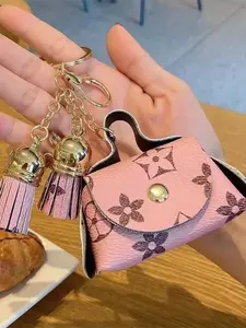 Mini Portable Keychain Bag, Classic Design, Small Elegant Wallet, Perfect Gift for Friends and Girlfriends, 1pcs