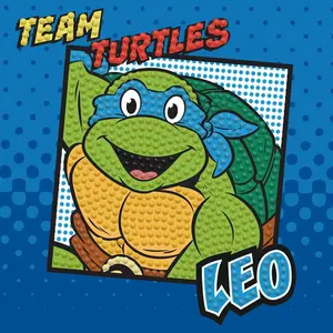 Diamond Dotz DOTZIES TMNT Leo Diamond Painting - 5.1" x 5.1"