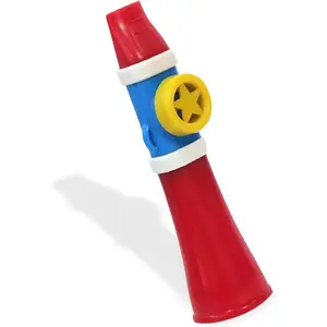 Kazoo  and Adults, Upgraded Kazoo Flute Easy to Learn Musical Instruments  Sound Kazoos for Guitar, Ukulele, Violin, Piano Keyboard, NO Need Membranes,   for All Ages (red)