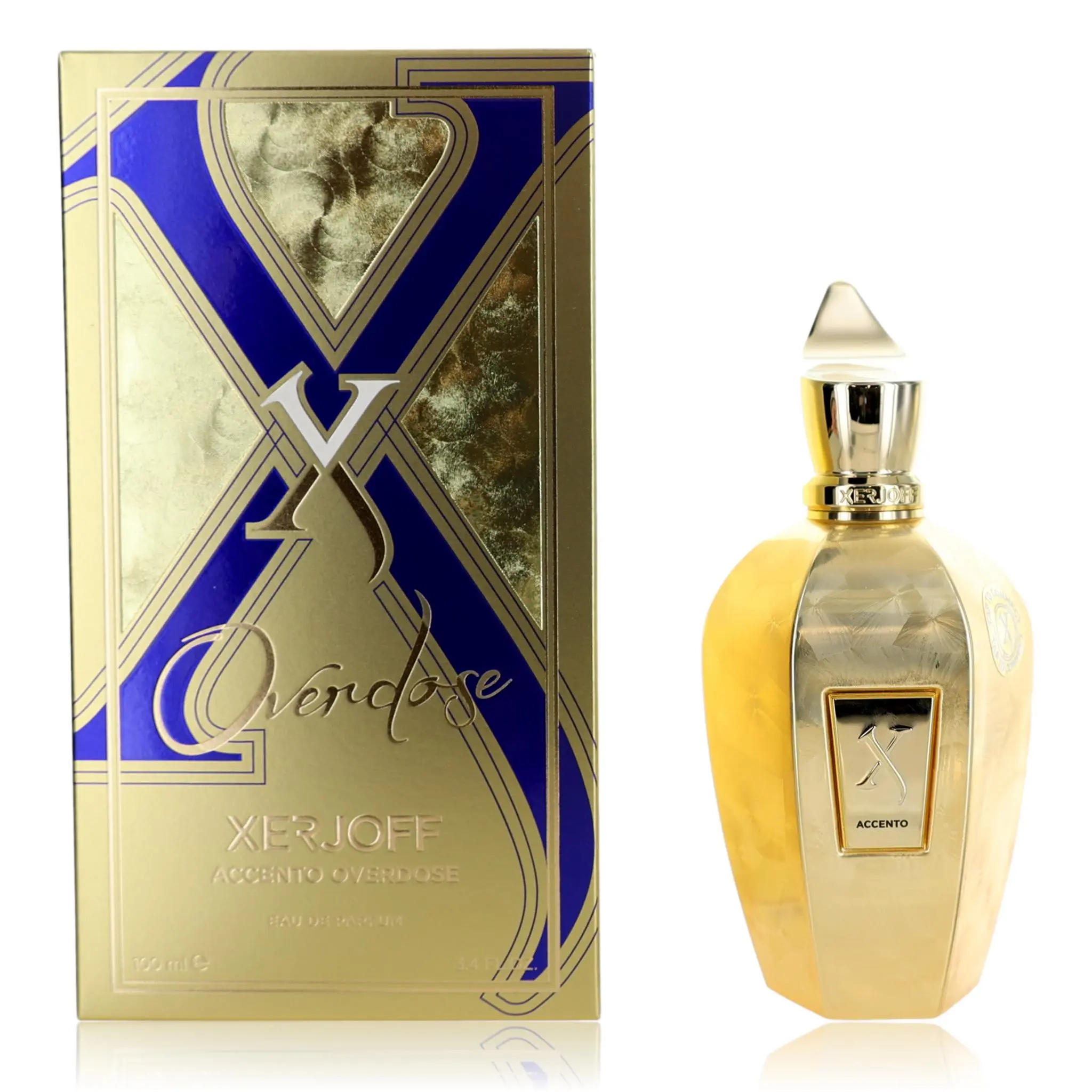 Xerjoff Accento Overdose Unisex EDP Spray - 3.4 oz, Fruity Scent Fragrance, Perfume Bottle Fragrance with Airy, Floral, Fresh Notes, Perfume Bottle Unisex Fragrance, Heady