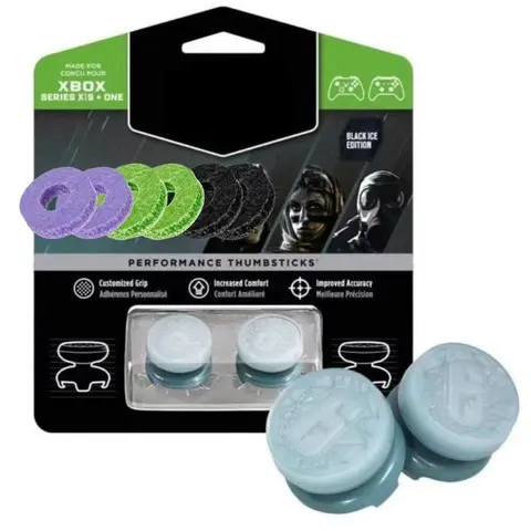6-Piece Compact Rubber Resistance Precision Rings, Aim Boost Battle Kit for PS5/PS4/Xbox Controller Game Console Accessories, Back to School Gaming Accessory